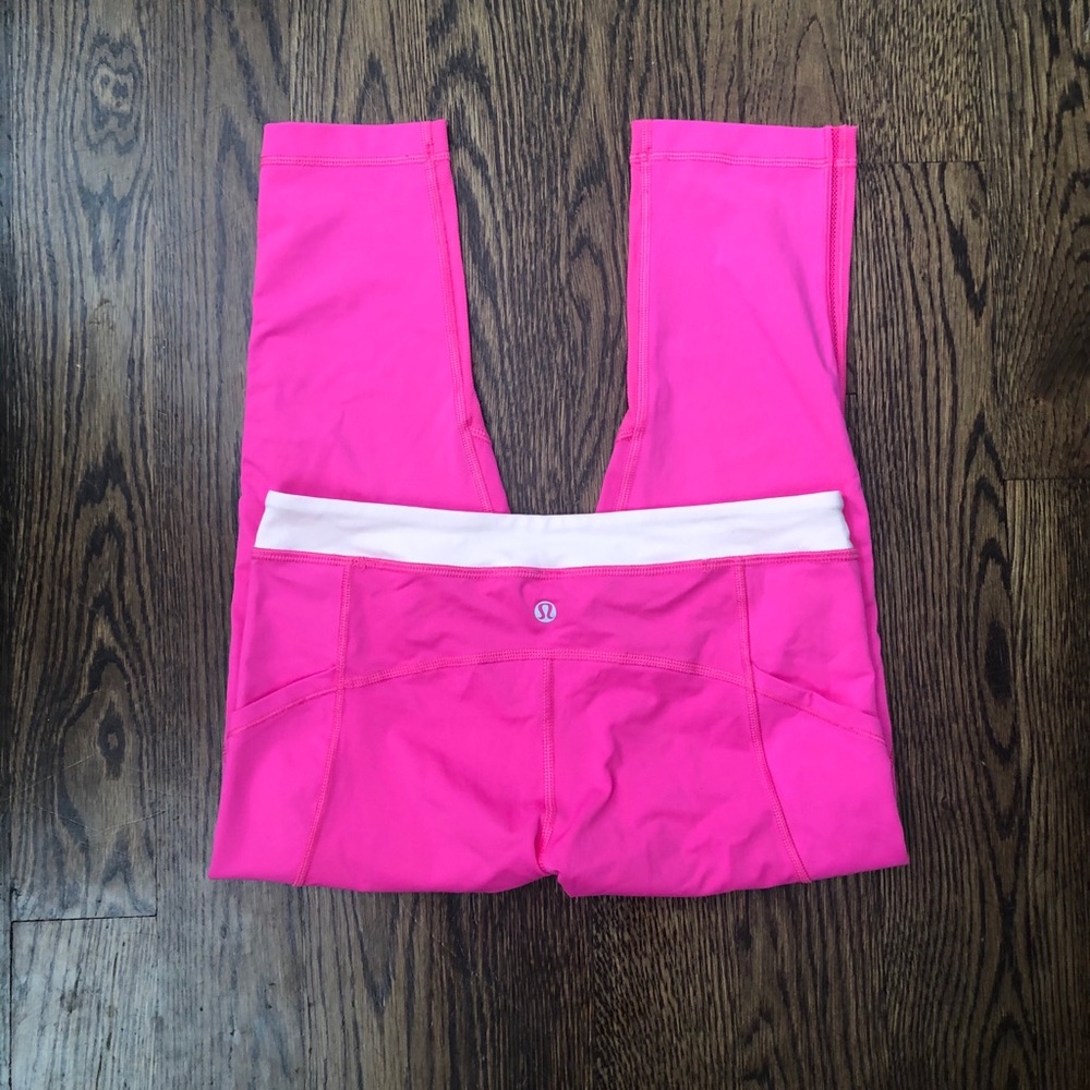 Lululemon Capri Leggings- Vibrant Pink